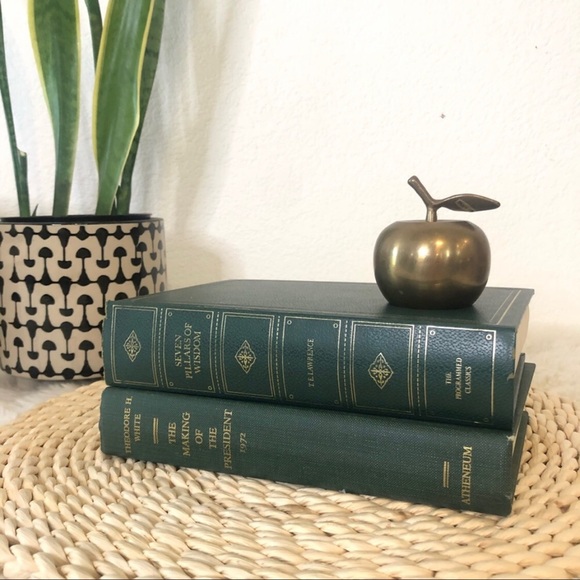 Vintage Accents Decorative Books Dark Green Poshmark